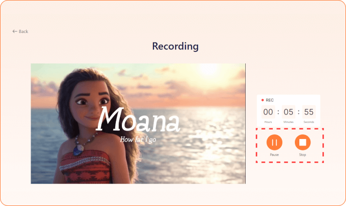 Esporta il file registrato
