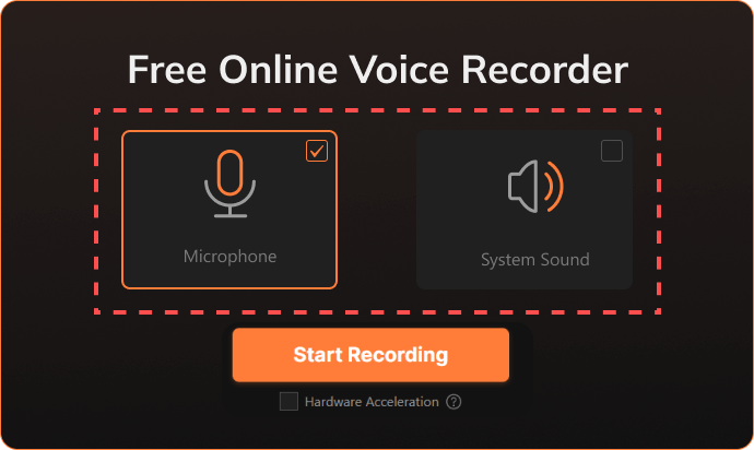Enregistreur vocal en ligne gratuit | Enregistrez facilement votre voix