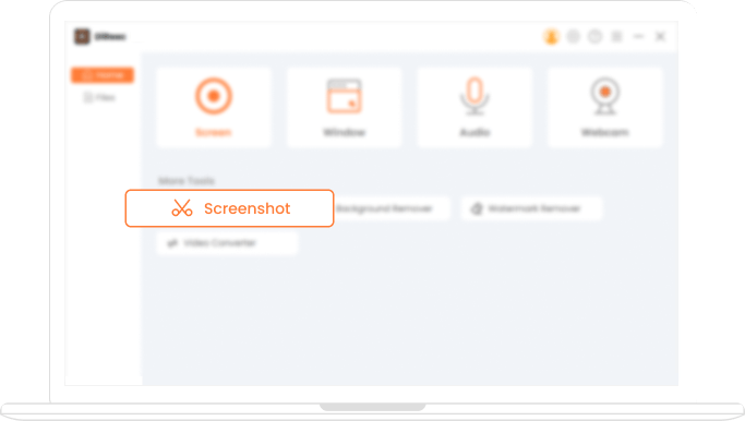 Wählen Sie das Screenshot-Tool
